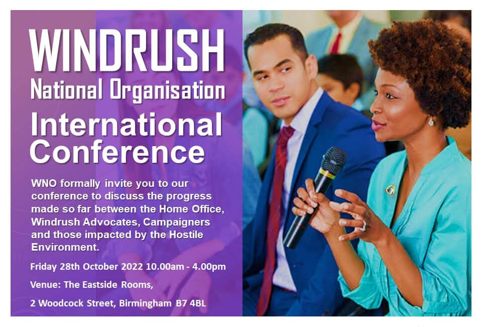Windrush National Organisation Launch